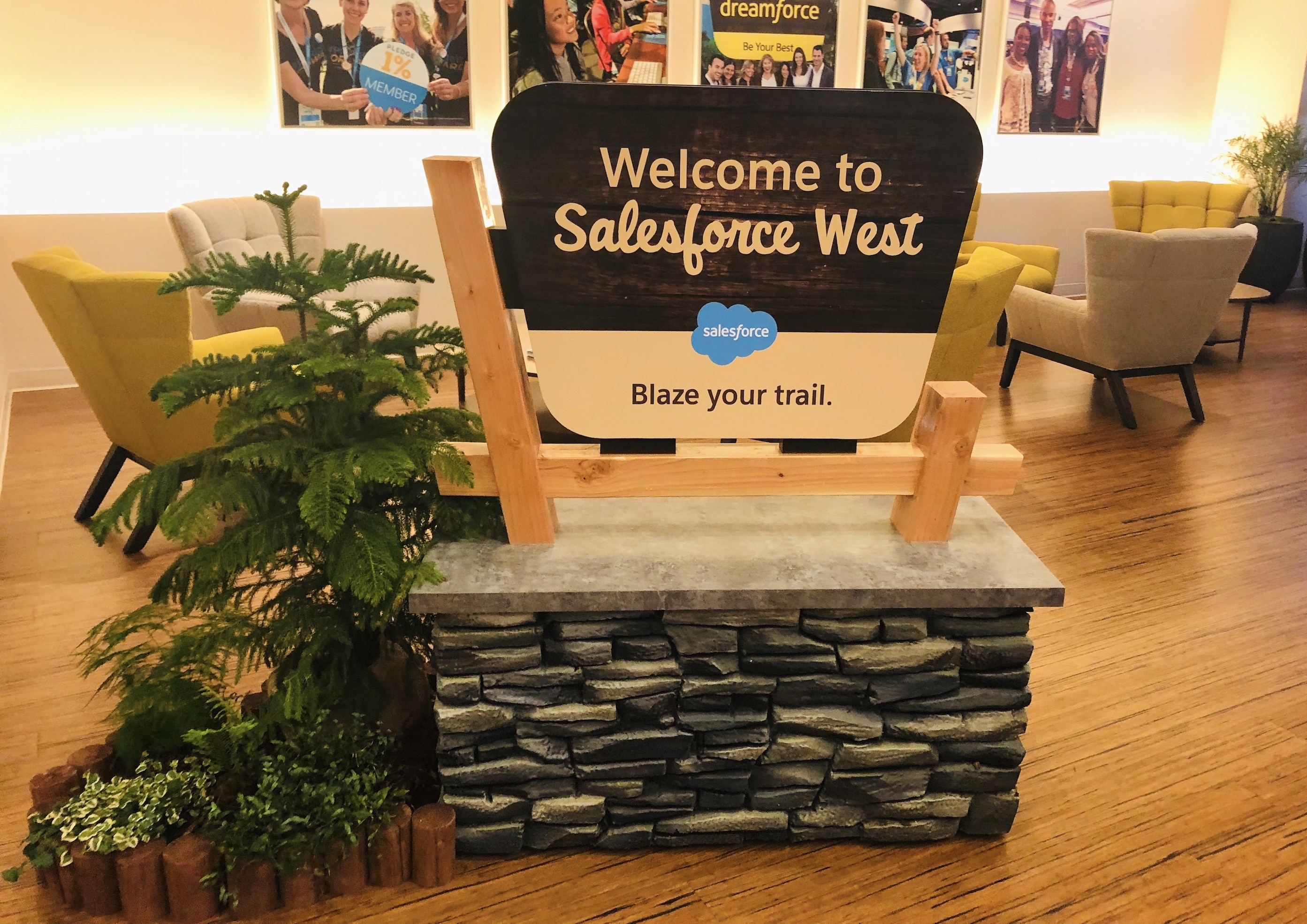 Salesforce west building waiting room