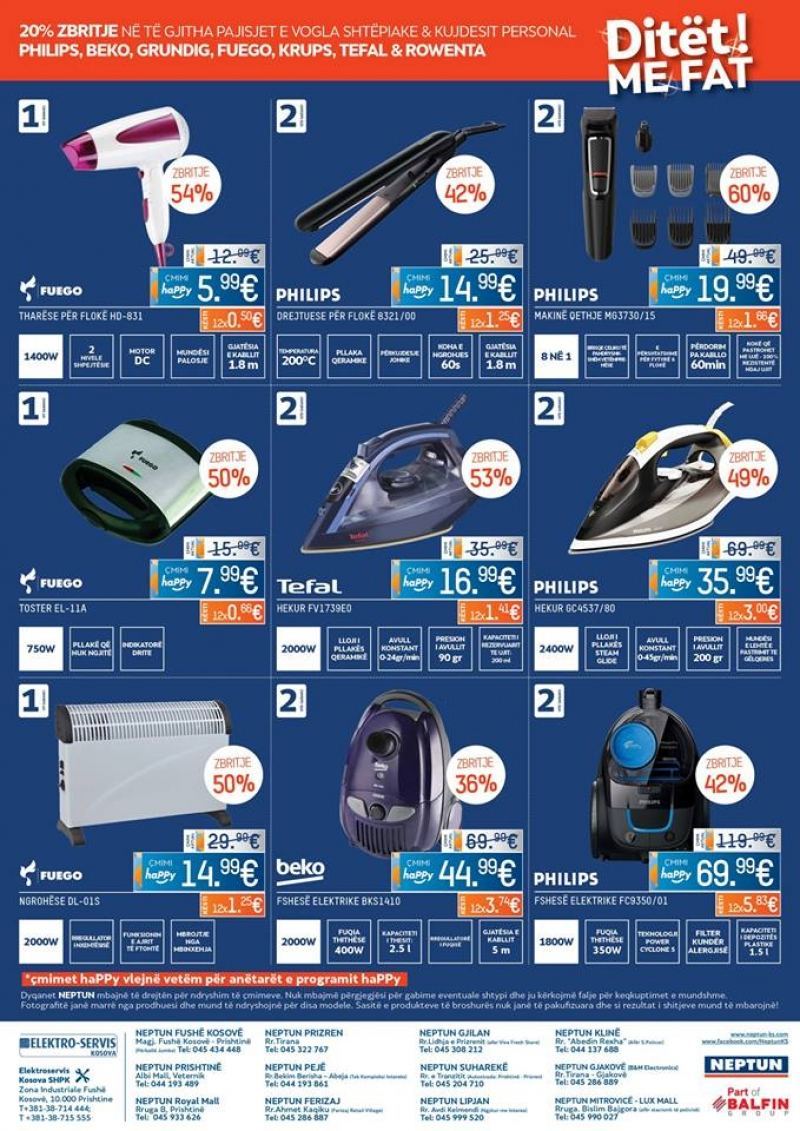 Neptun me zbritje deri ne 60%